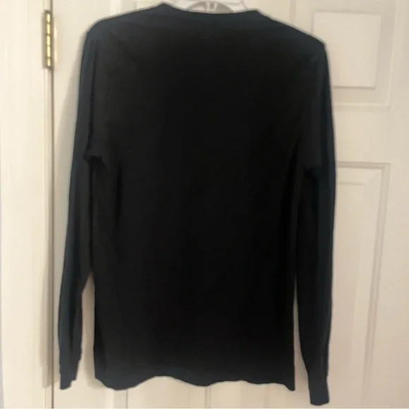 Bella + Canvas Medium Long Sleeve Shirt Graphic BLT DIF RNT Unisex Black White - Picture 5 of 7